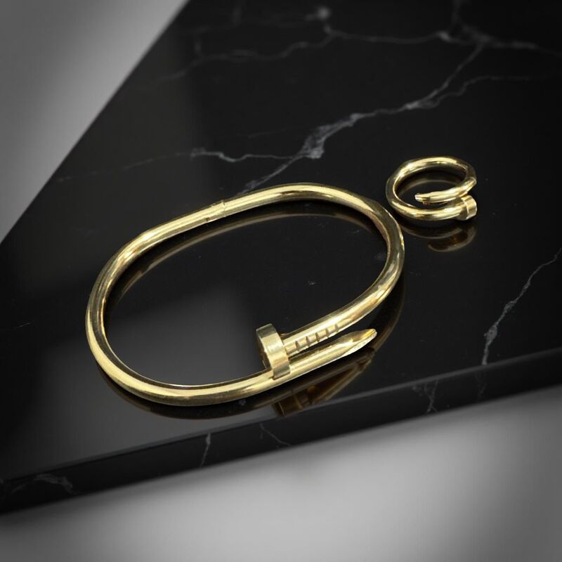 Nail Bangle & Ring combo