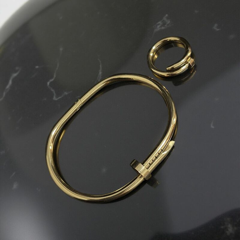 Nail Bangle & Ring combo