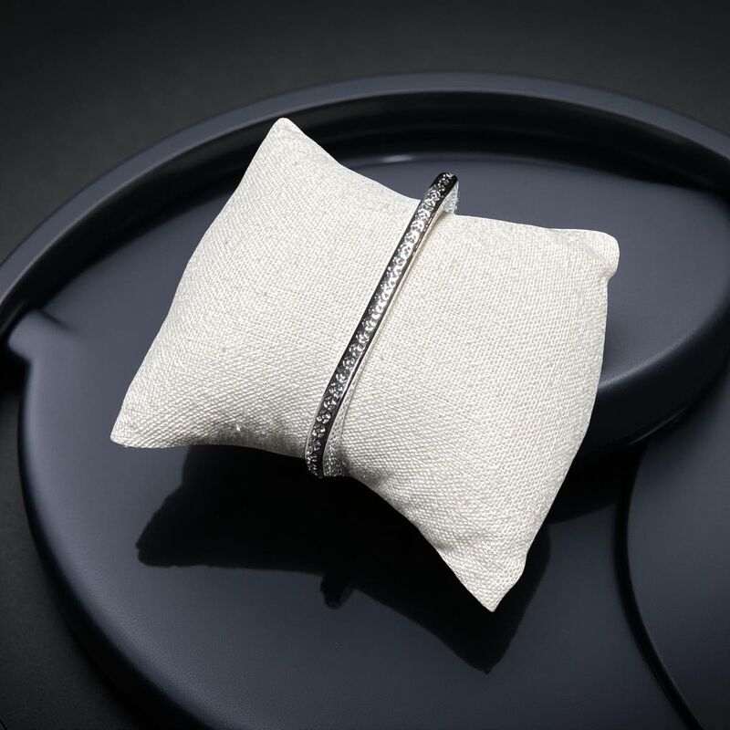 Pavé Crystal Square Bangle