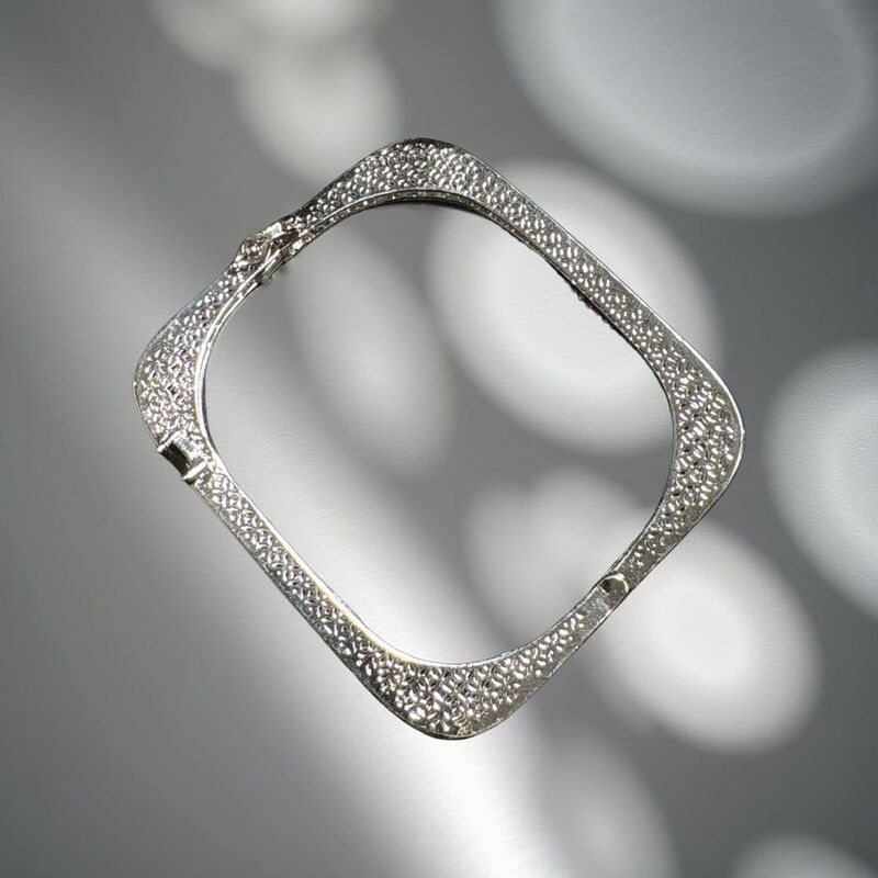Pavé Crystal Square Bangle
