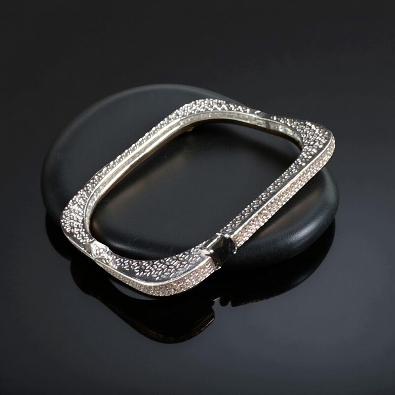 Pavé Crystal Square Bangle