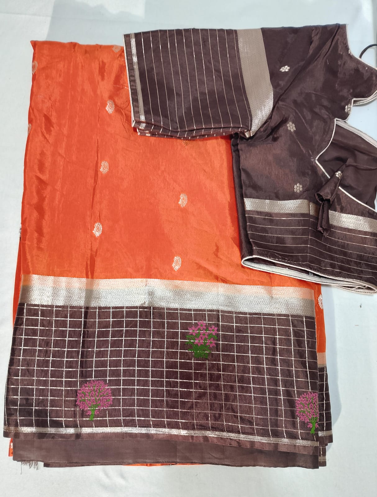 S005: Ready To Ship Beautiful Saree With Stitched Blouse