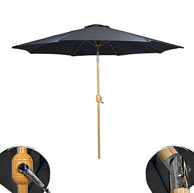 SOMBRILLA 2.7 GREY (MADERA)