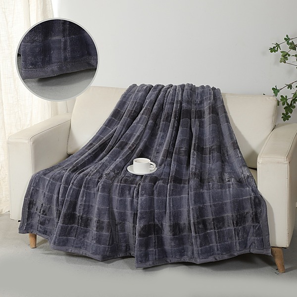 F7-BLTUR202GREY FRAZADA