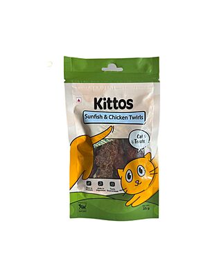 Kittos Sunfish & Chicken Twirls Cat Treats