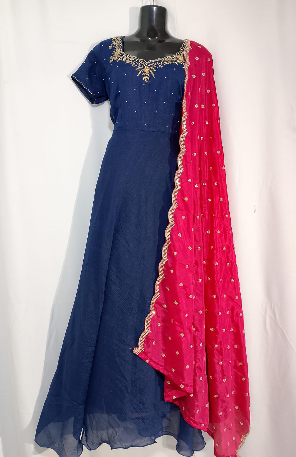 K51: Ready To Ship Beautiful 2PC Set Long Dress Set