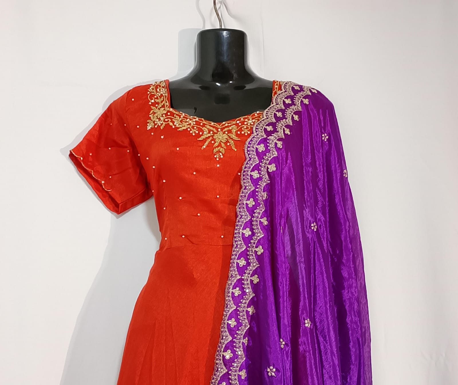 K52: Ready To Ship Beautiful 2PC Long Dress Set