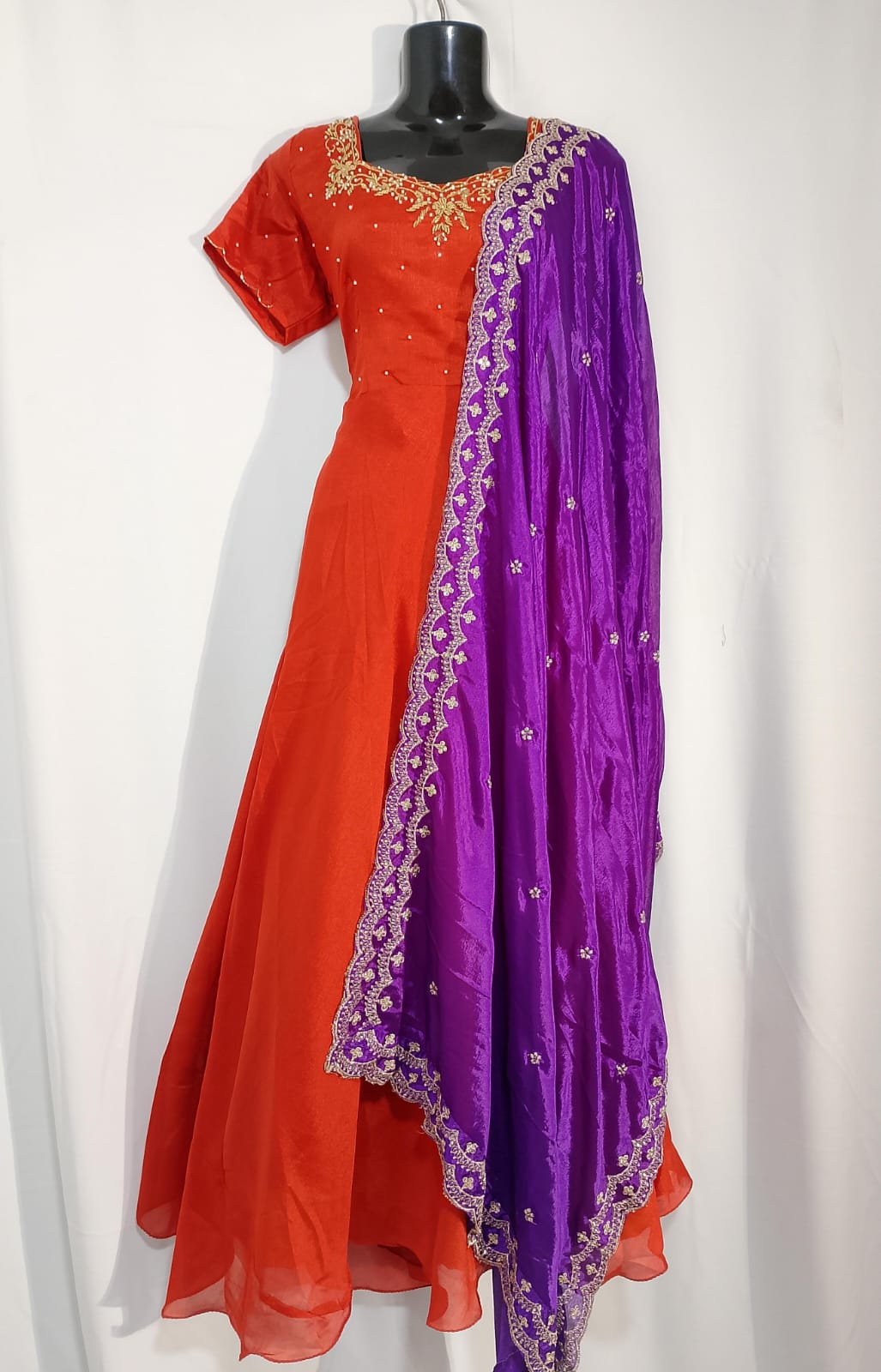 K52: Ready To Ship Beautiful 2PC Long Dress Set