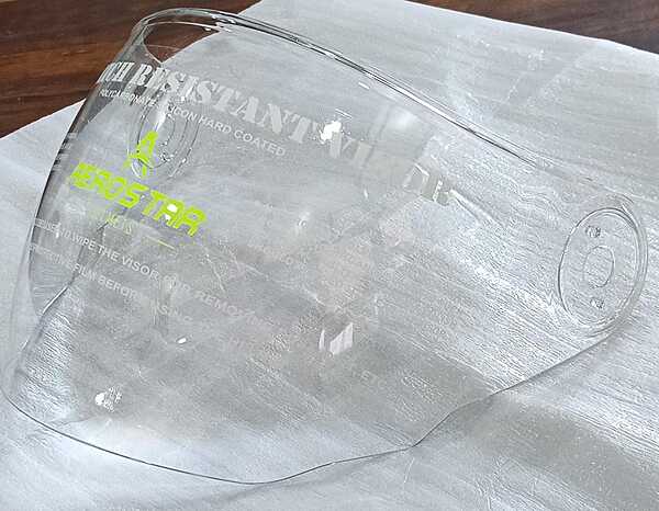 AEROSTAR SPARE PARTS CLEAR VISOR FOR BEAT