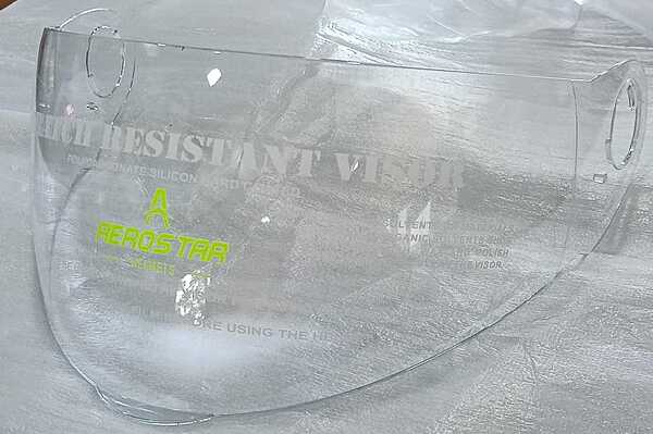 AEROSTAR SPARE PARTS CLEAR VISOR FOR ZEAL