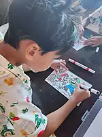 Colour-In Keepsake Art - Mario and Luigi