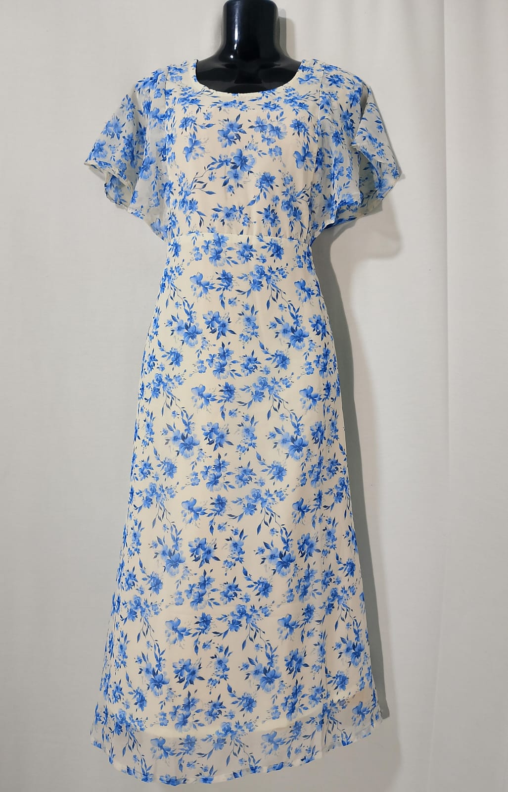 K68: Ready To Ship Beautiful Georgette Long Frock