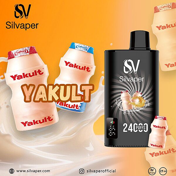 Silvaper 24K Yakult Disposable Vape Original - Hachi Tobacco Dubai UAE