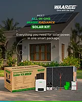 WAAREE 3.5KW On Grid Bifacial Topcon DCR Solar Kit