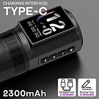 Poseidon hm163h adjustable stroke length wireless tattoo pen