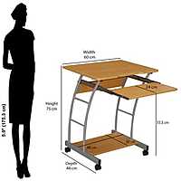 Nilkamal Leo Computer Table (Beech)