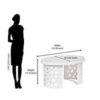 Nilkamal Crystal Plastic Centre Table