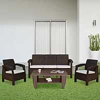 Nilkamal Goa Sofa Set with Cushion (3+1+1 Seater)