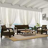 Nilkamal Goa Sofa Set with Cushion (3+1+1 Seater)