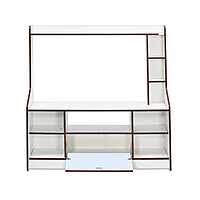 Nilkamal Petra TV Unit (White & Walnut)