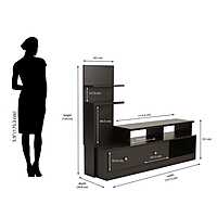 Nilkamal Aroy Low Height Wall Unit (Wenge)