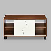 Nilkamal Clive TV Unit (Walnut and White)