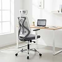 Nilkamal Verona High Back Office Chair (White & Grey)