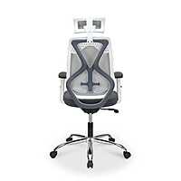 Nilkamal Verona High Back Office Chair (White & Grey)