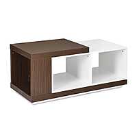 Nilkamal Mono Coffee Table (Legno Oak/Frosty White)