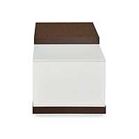 Nilkamal Mono Coffee Table (Legno Oak/Frosty White)