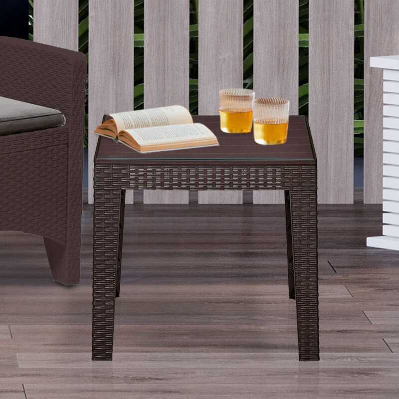 Nilkamal Breeze Centre Table with Glass