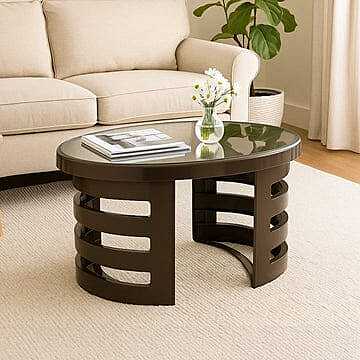 Nilkamal Mystique Center Table with Glass Top