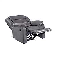 Nilkamal Sierra 1 Seater Manual Recliner Sofa (Brown)