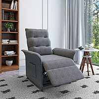 Nilkamal Electro 1 Seater Electric Recliner Sofa (Dark Grey)