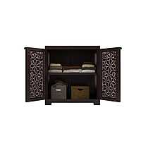 Nilkamal Freedom Star Small (FMSSTAR) Plastic Storage Cabinet (Weather Brown & Biscuit)