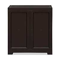 Nilkamal Freedom Star Small (FMSSTAR) Plastic Storage Cabinet (Weather Brown & Biscuit)