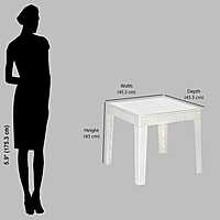 Nilkamal Breeze Outdoor Set of 1 Center Table with Glass and 2 Chairs with Cushion