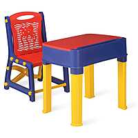 Nilkamal Apple JR Study Desk (Pepsi Blue / Bright Red / Yellow)