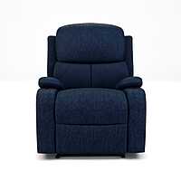 Nilkamal Matt 1 Seater Fabric Manual Recliner (Blue)
