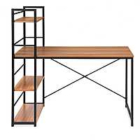 Nilkamal Dalton Desk with Bookshelf (Teak)