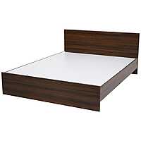 Nilkamal Arthur King Bed (Walnut)