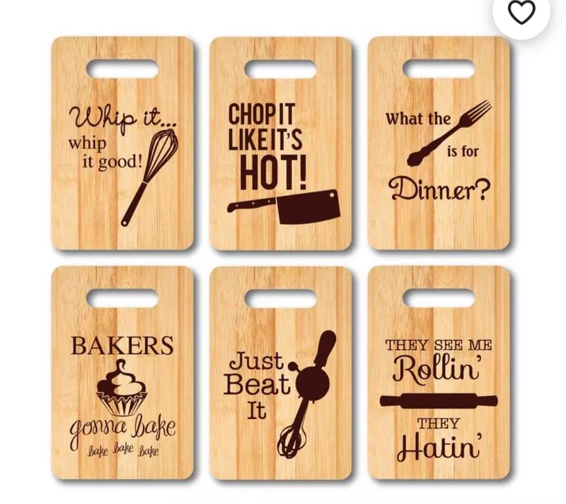 Custom Printed Wooded Cutting Board