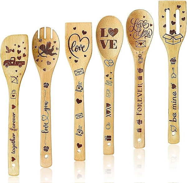 Custom Printed Wooden Spoon Set