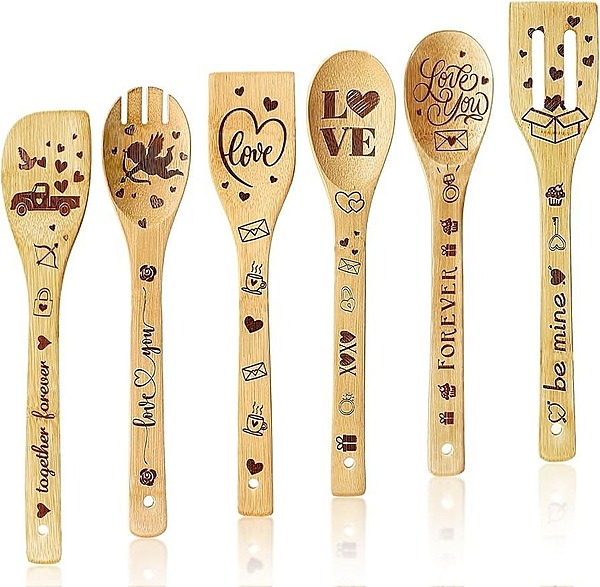 Custom Printed Wooden Spoon Set