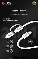 2in1 C to C/L Braided U&I 3159