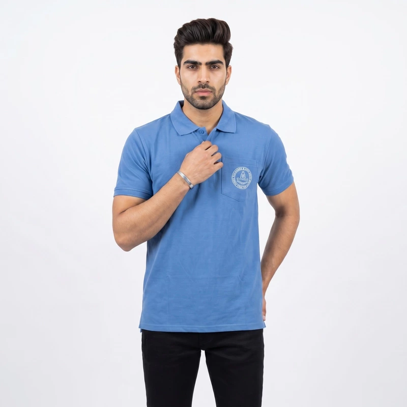IITM Polo T-Shirt - Office Blue