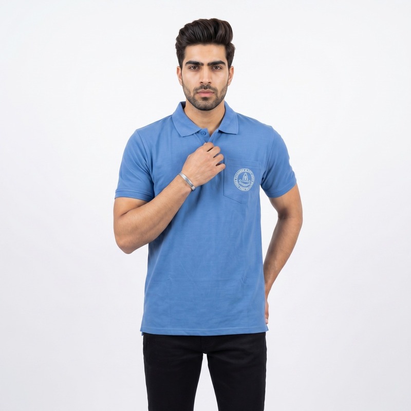 IITM Polo T-Shirt - Office Blue