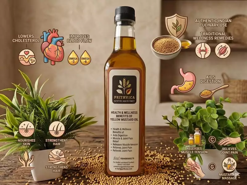 Cold Pressed Yellow Mustard Oil