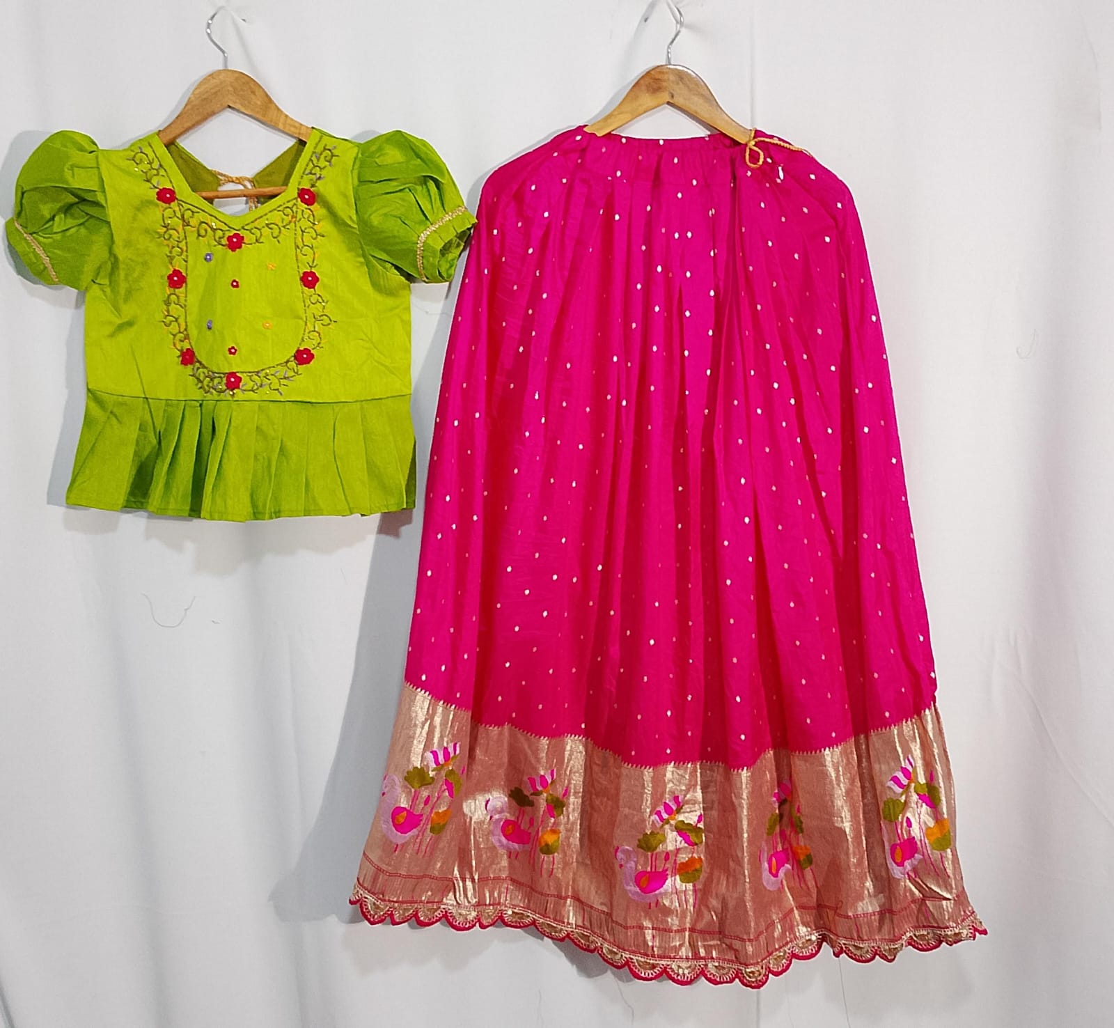 K204: Ready To Ship Beautiful Kids Lehenga Set