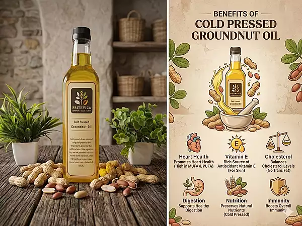 Cold Pressed Groundnut Oil